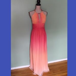 Peach Maxi Dress
